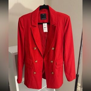 Brand new with tags C/Meo blazer red striped size M